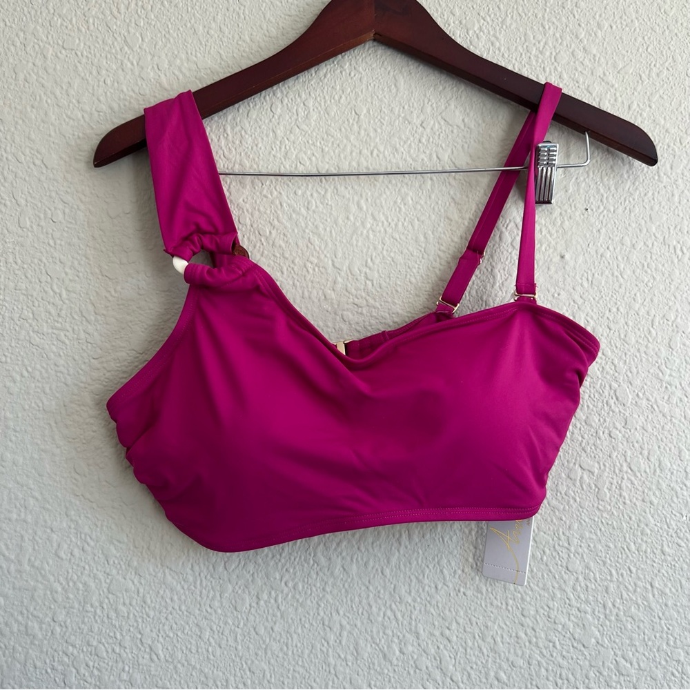 NWT Pink Anne Cole swim top + bottoms